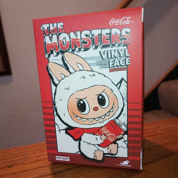 NEW POPMART THE MONSTERS Labubu Coca-Cola Vinyl Face BLIND BOX - Picture 1 of 11